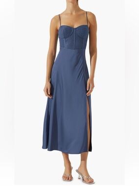 ASTR the Label Lace Bustier Sleeveless
Midi Dress